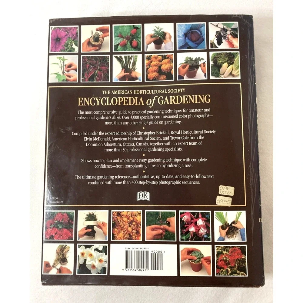 American‎ Horticultural Society Encyclopedia of Gardening DK HB Flowers Shrubs